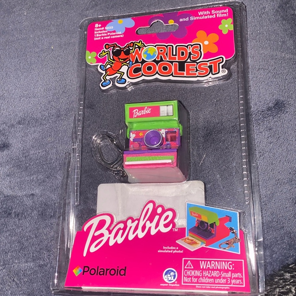 Barbie mini polaroid camera